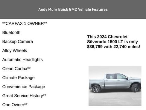 Used 2024 Chevrolet Silverado 1500 LT AWD/4WD image 4