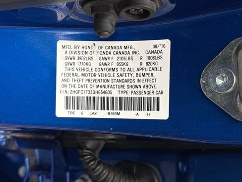 Used 2016 Honda Civic EX-T image 22