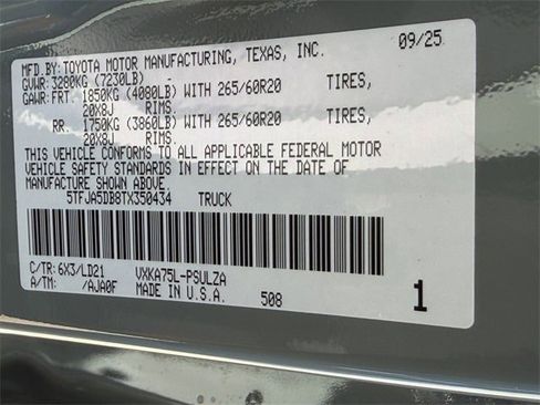 New 2026 Toyota Tundra Limited image 29