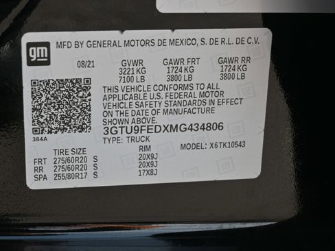 Used 2021 GMC Sierra 1500 Denali w/ Driver Alert Package II image 36