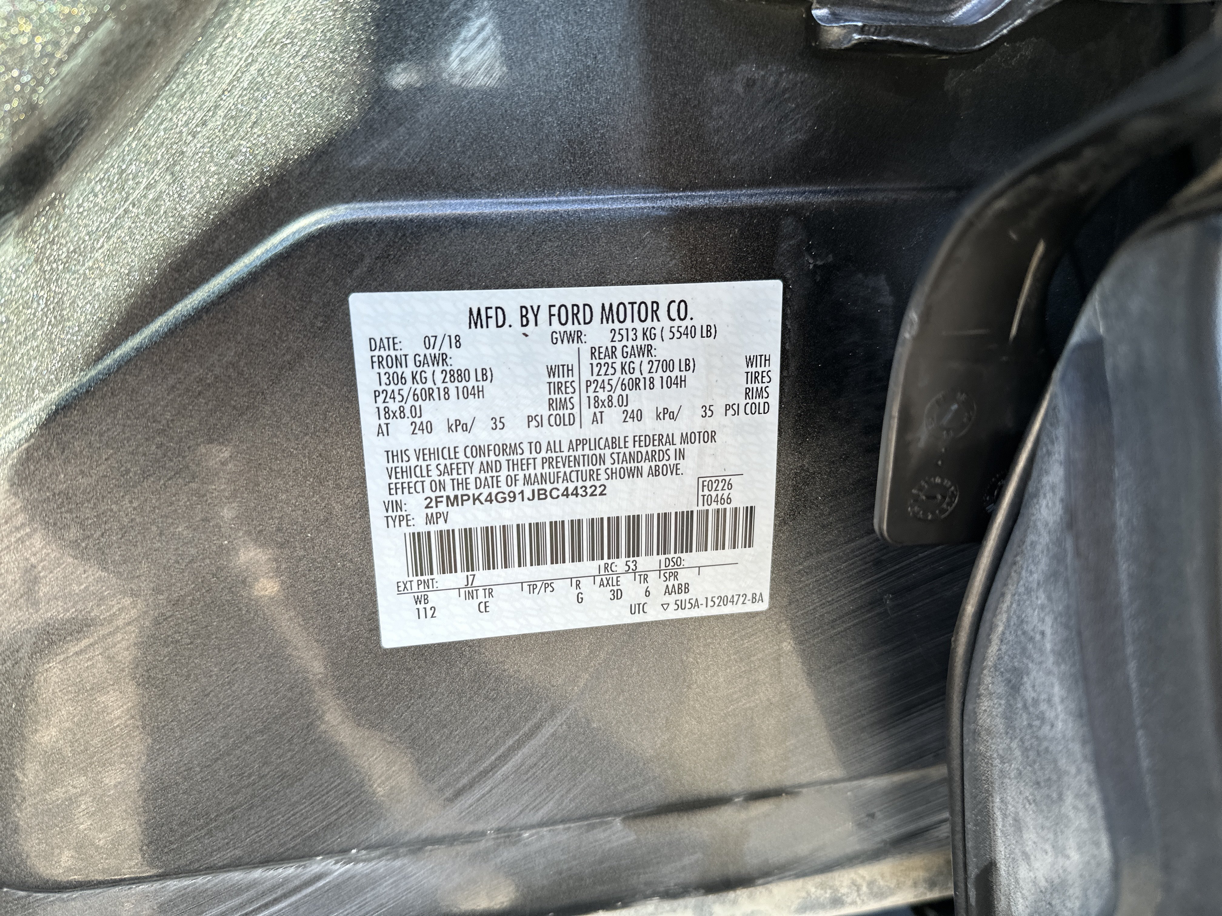 Used 2018 Ford Edge SE AWD/4WD image 11