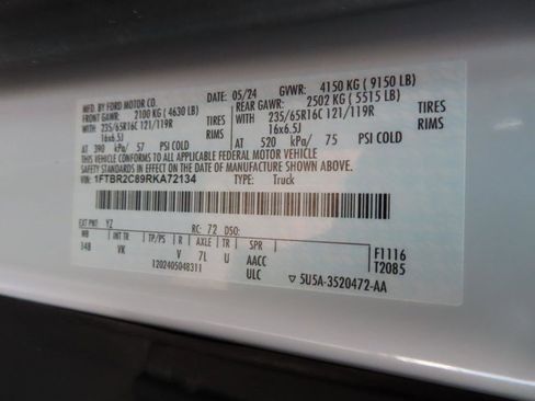 Used 2024 Ford Transit 250 148 Medium Roof Extended AWD image 20