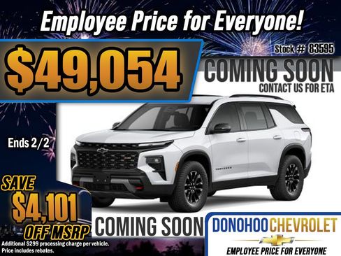 New 2026 Chevrolet Traverse Z71 image 1