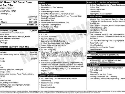 Certified 2023 GMC Sierra 1500 Denali w/ Technology Package image 61