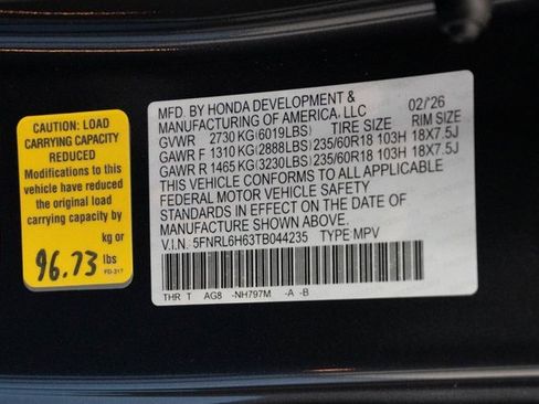 New 2026 Honda Odyssey EX-L image 37