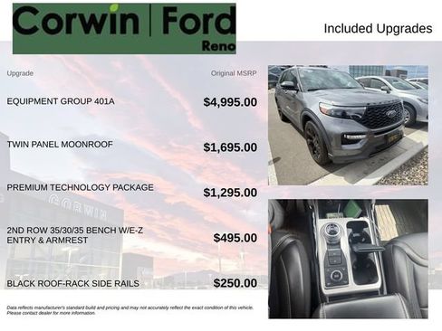 Used 2021 Ford Explorer ST w/ Equipment Group 401A AWD/4WD image 3
