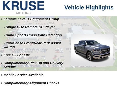 Used 2019 RAM 1500 Laramie AWD/4WD image 14