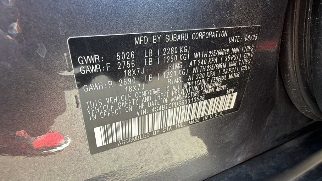 Certified 2025 Subaru Outback Touring XT AWD/4WD image 30