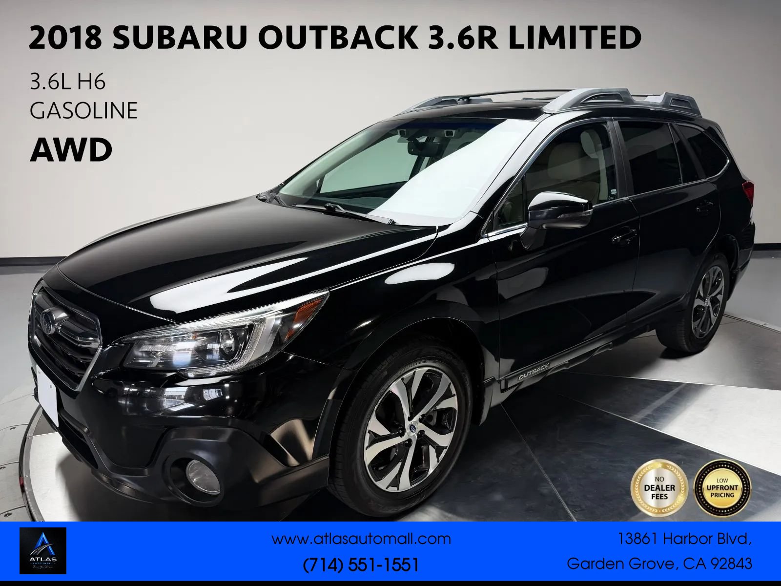 Used 2018 Subaru Outback 3.6R Limited AWD/4WD image 1