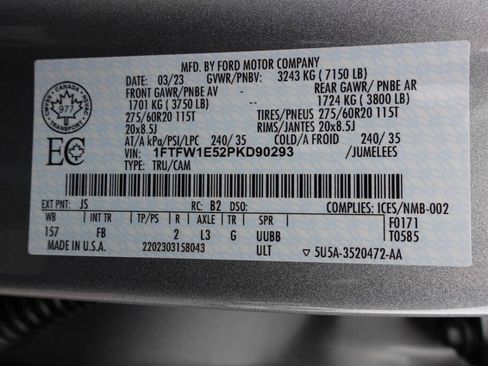 Used 2023 Ford F150 XLT w/ Equipment Group 302A High AWD/4WD image 21
