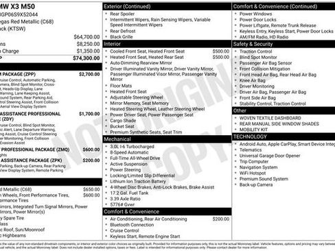 Used 2025 BMW X3 M50 w/ Premium Package image 21