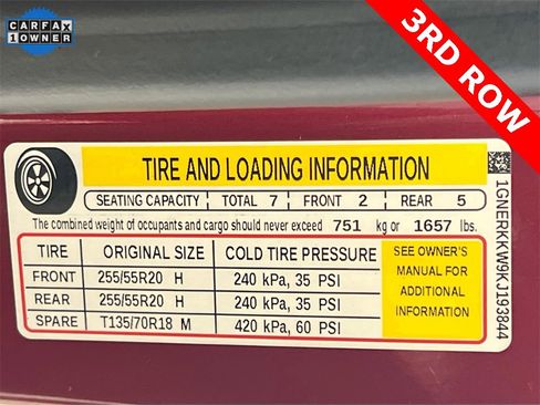 Used 2019 Chevrolet Traverse Premier w/ Driver Confidence II Package image 35