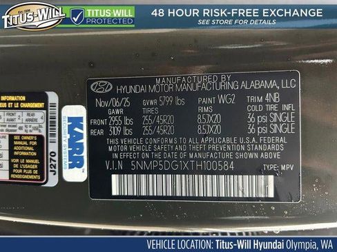 New 2026 Hyundai Santa Fe Calligraphy image 71