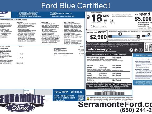 Certified 2025 Ford Expedition Platinum w/ Driver's Package AWD/4WD image 21