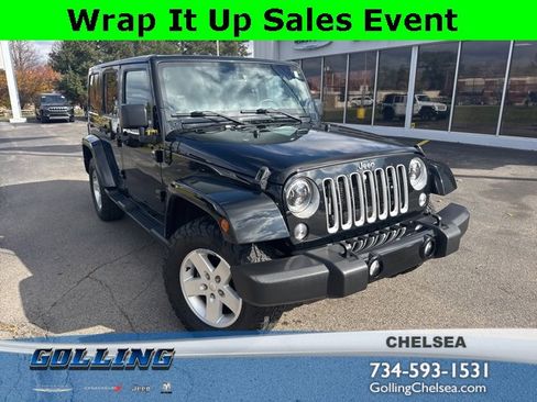 Certified 2016 Jeep Wrangler Unlimited Sahara w/ Connectivity Group image 1