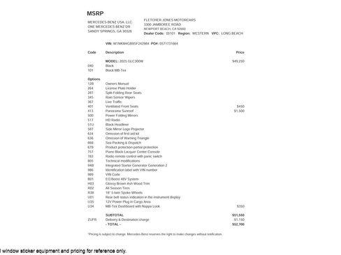 Certified 2025 Mercedes-Benz GLC 300 GLC 300 SUV image 4