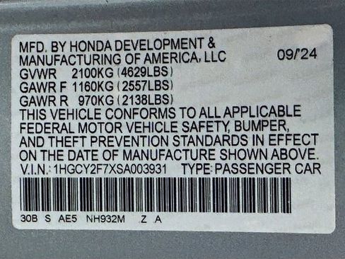 Used 2025 Honda Accord Sport image 32