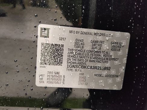 Used 2018 Chevrolet Tahoe LT w/ LT Signature Package image 33