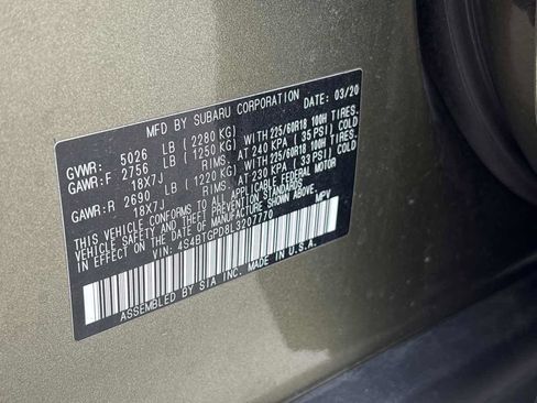 Used 2020 Subaru Outback Touring XT image 33