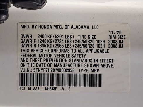 Used 2021 Honda Passport Sport image 33