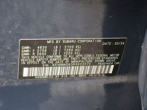 Certified 2024 Subaru Legacy Premium image 27