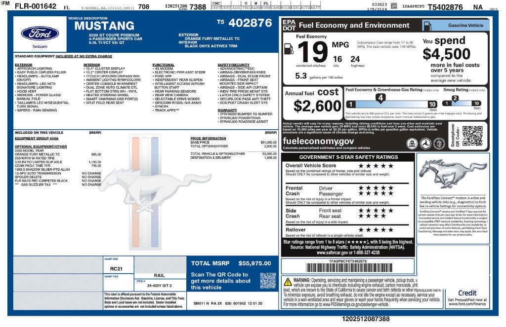 Used 2026 Ford Mustang GT Premium RWD image 6