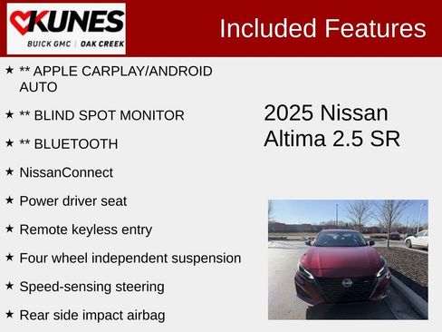 Used 2025 Nissan Altima 2.5 SR image 2