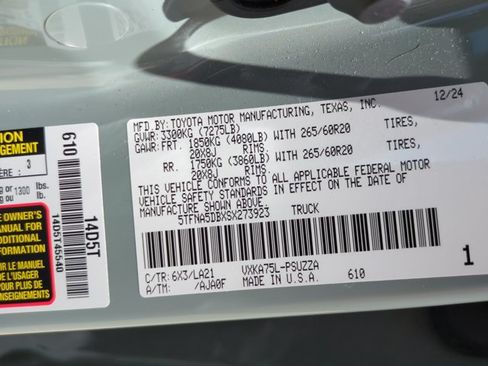 Used 2025 Toyota Tundra Platinum AWD/4WD image 15