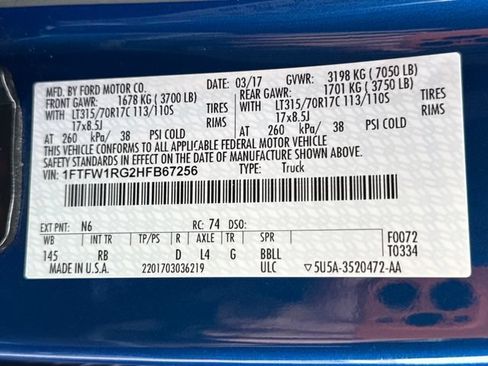 Used 2017 Ford F150 Raptor w/ Equipment Group 802A Luxury AWD/4WD image 29