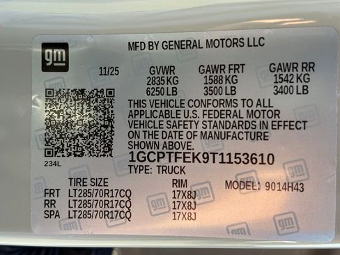 New 2026 Chevrolet Colorado ZR2 w/ Technology Package image 44