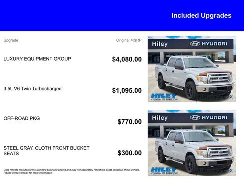 Used 2013 Ford F150 XLT w/ Luxury Equipment Group AWD/4WD image 5