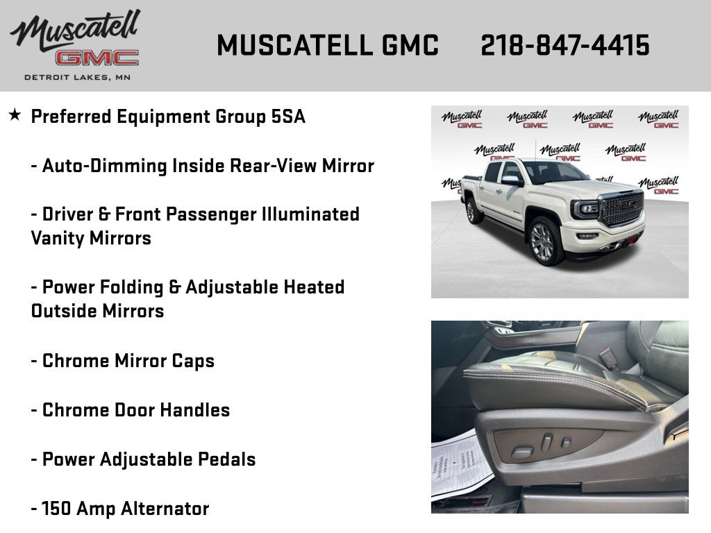 Used 2017 GMC Sierra 1500 Denali w/ Denali Ultimate Package AWD/4WD image 18