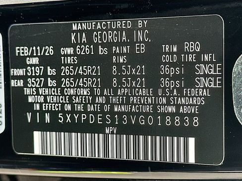 New 2027 Kia Telluride SX X-Line image 35