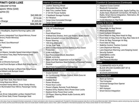 Used 2022 INFINITI QX50 Luxe image 3