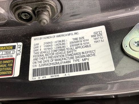 Certified 2021 Honda CR-V Touring image 33