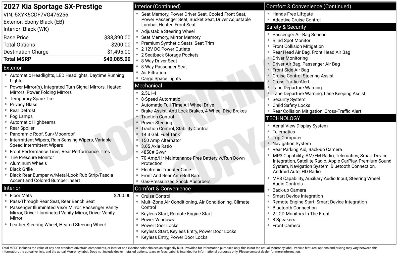 New 2027 Kia Sportage SX AWD/4WD image 31