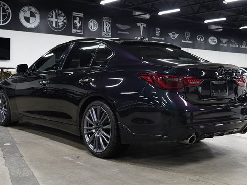 Used 2023 INFINITI Q50 Red Sport 400 w/ Black Opal Edition RWD image 3
