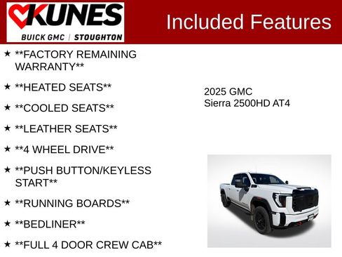 Used 2025 GMC Sierra 2500 AT4 AWD/4WD image 3
