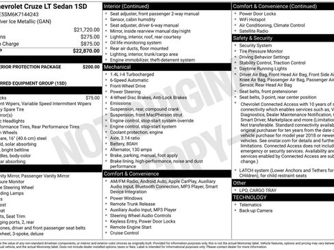 Used 2019 Chevrolet Cruze LT image 4