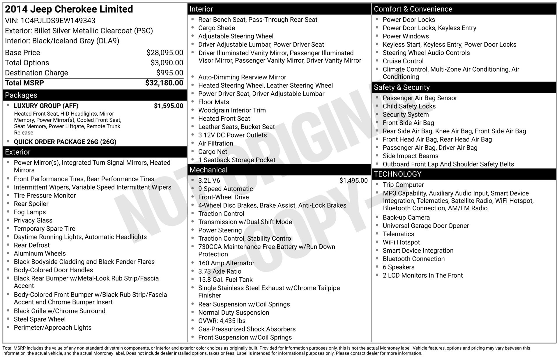 Used 2014 Jeep Cherokee Limited w/ Luxury Group FWD image 5