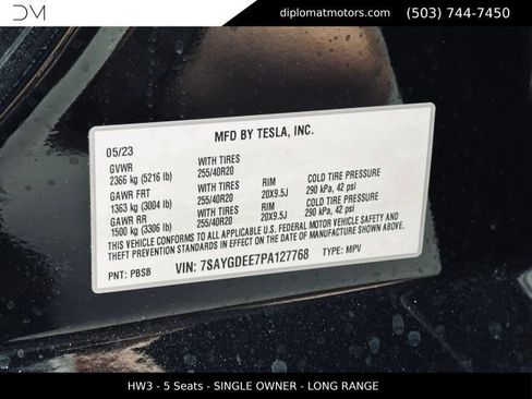 Used 2023 Tesla Model Y Long Range AWD/4WD image 43