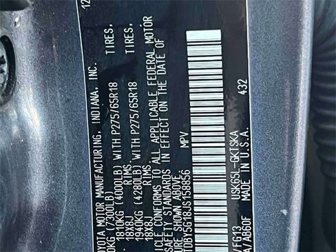 Used 2018 Toyota Sequoia SR5 image 24