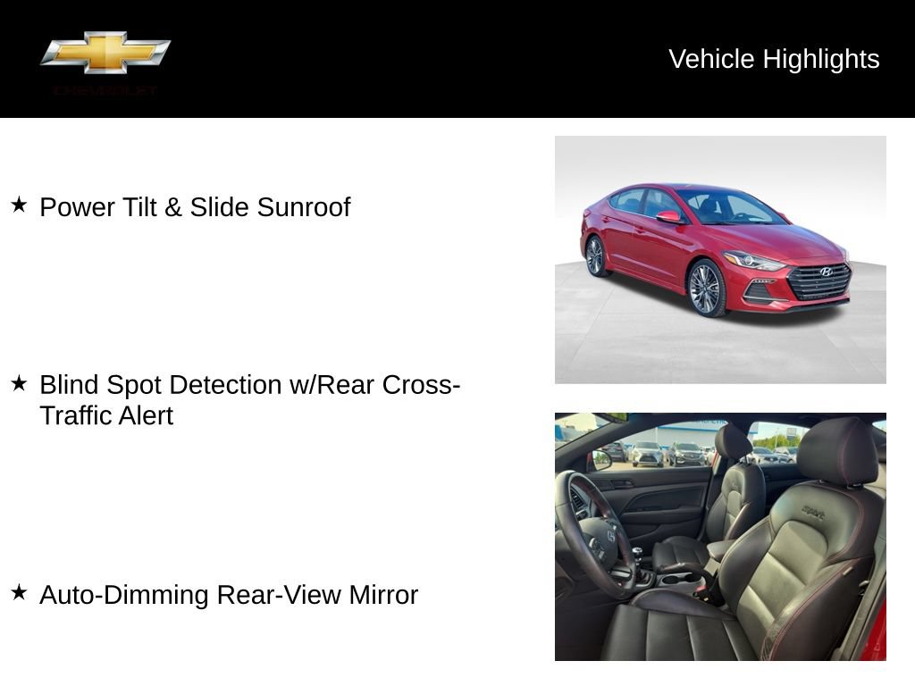 Used 2017 Hyundai Elantra Sport w/ Sport Premium Package 06 FWD image 19