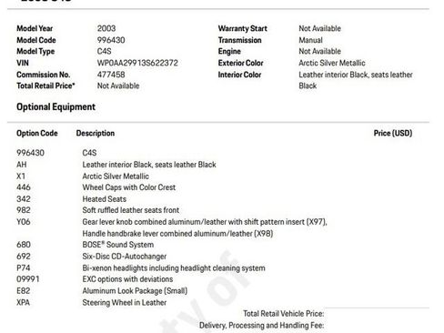 Used 2003 Porsche 911 Carrera 4S image 4