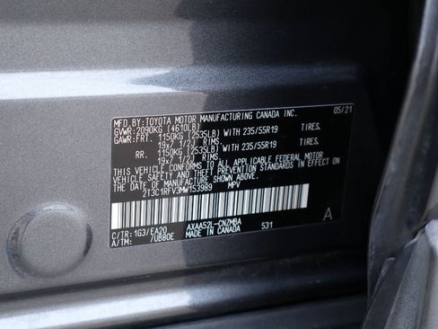 Used 2021 Toyota RAV4 XLE Premium FWD image 21