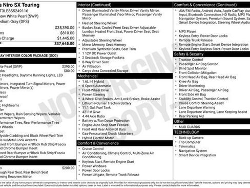 New 2025 Kia Niro SX Touring FWD image 28