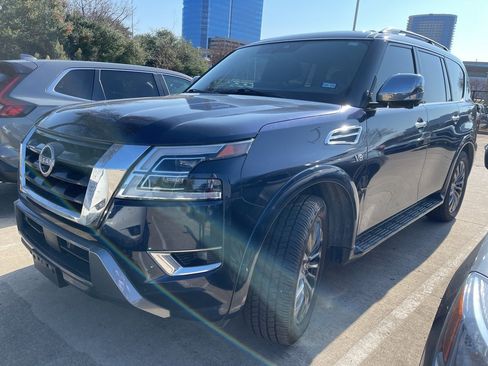 Used 2021 Nissan Armada Platinum w/ Captain's Chairs Package image 2