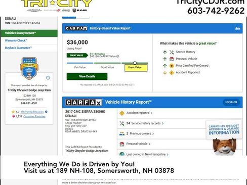 Used 2017 GMC Sierra 3500 Denali w/ Duramax Plus Package image 5