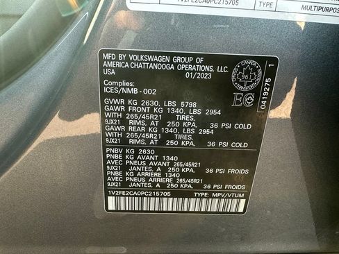 Used 2023 Volkswagen Atlas Cross Sport SEL Premium R-Line AWD/4WD image 9