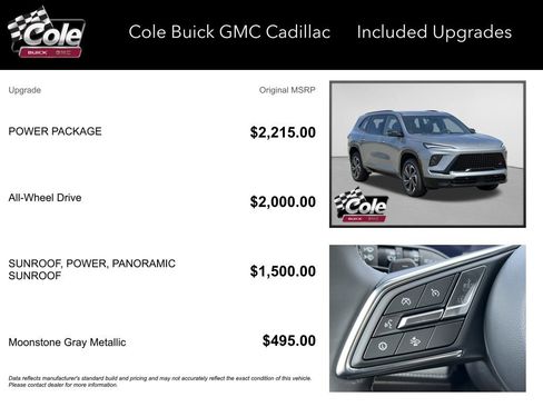 New 2026 Buick Enclave Sport Touring w/ Power Package AWD/4WD image 3